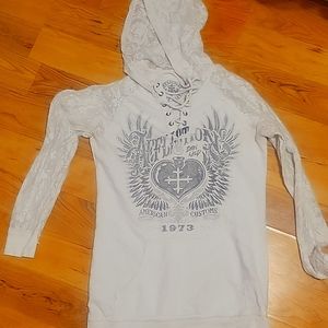 Women's Affliction size L hoodie